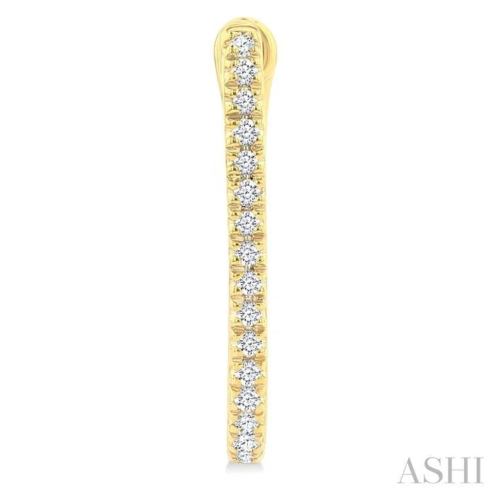 Diamond Hoop Earrings