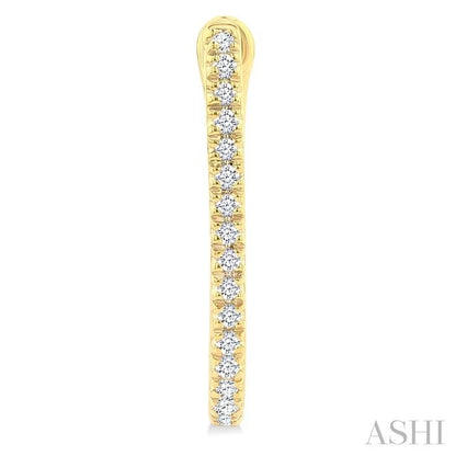 Diamond Hoop Earrings