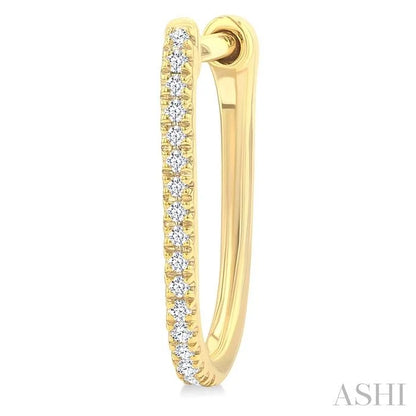 Diamond Hoop Earrings