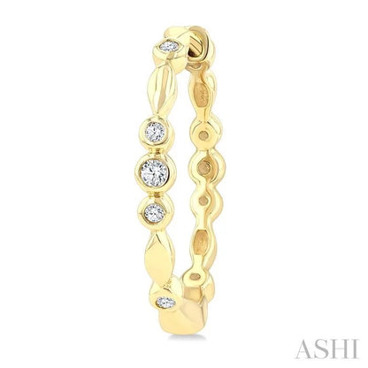 Diamond Fashion Hoop Earrings