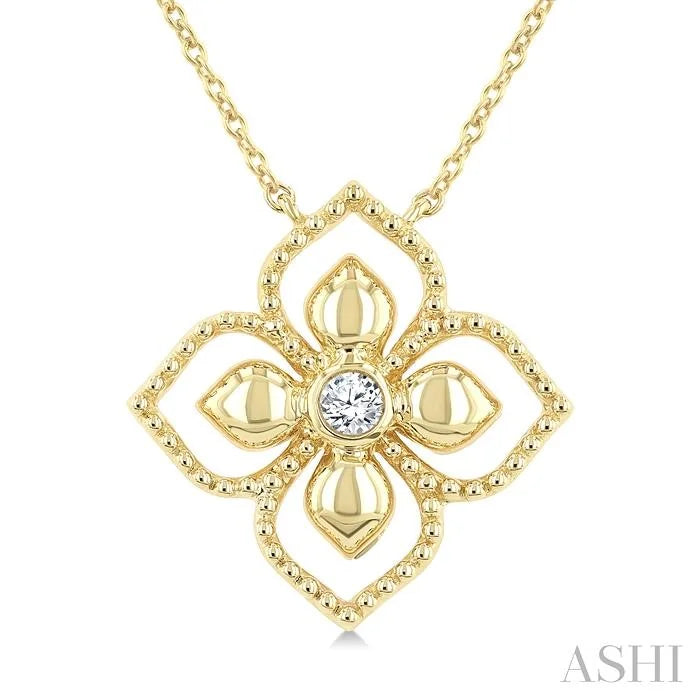 Blossom Medallion Diamond Fashion Pendant
