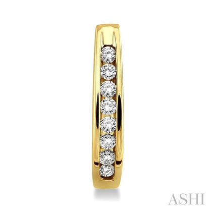 Diamond Hoop Earrings