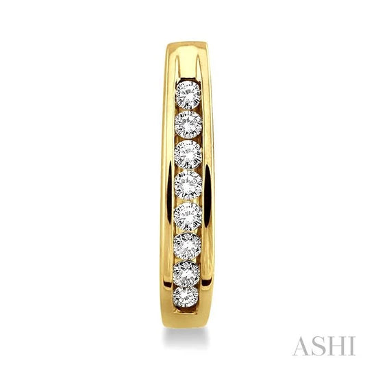 Diamond Hoop Earrings