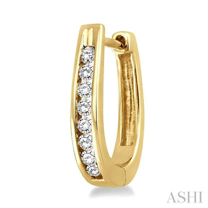 Diamond Hoop Earrings