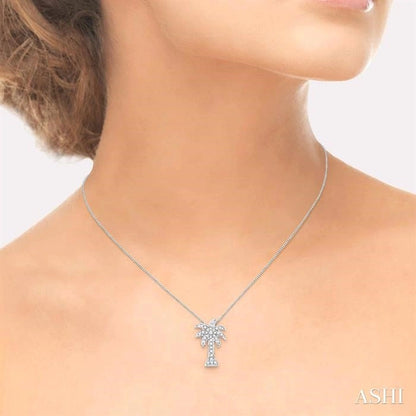 Palm Tree Diamond Fashion Pendant