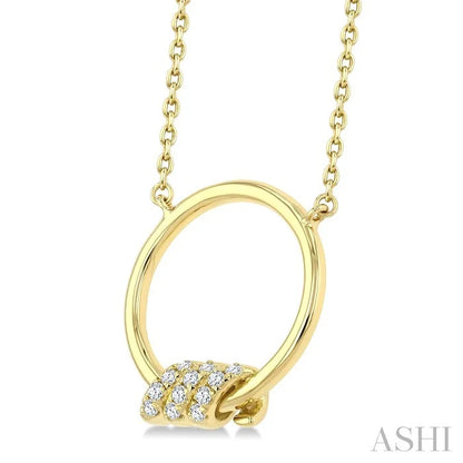 Twine Circle Diamond Fashion Pendant