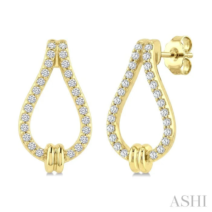 Knot Diamond Fashion Earrings