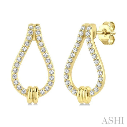 Knot Diamond Fashion Earrings