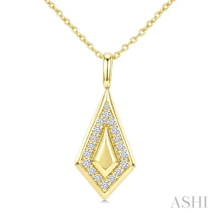 Kite Shape Diamond Fashion Pendant