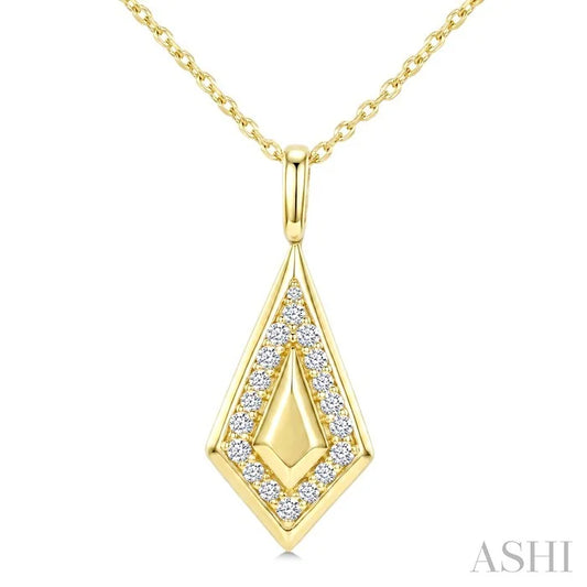 Kite Shape Diamond Fashion Pendant