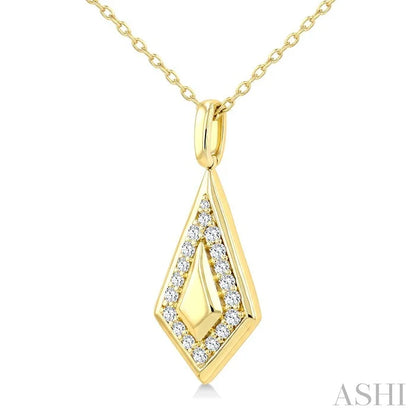 Kite Shape Diamond Fashion Pendant