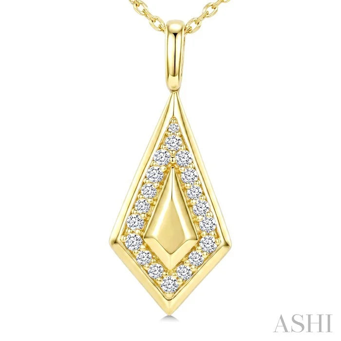 Kite Shape Diamond Fashion Pendant