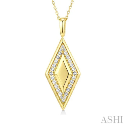 Rhombus Shape Diamond Fashion Pendant
