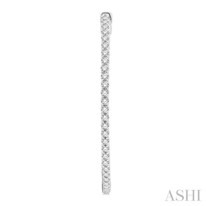 Inside-Out Diamond Hoop Earrings