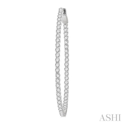 Inside-Out Diamond Hoop Earrings