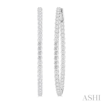 Inside-Out Diamond Hoop Earrings