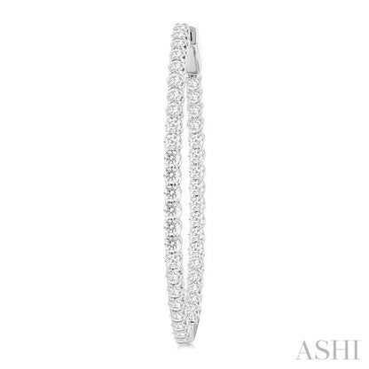 Inside-Out Diamond Hoop Earrings
