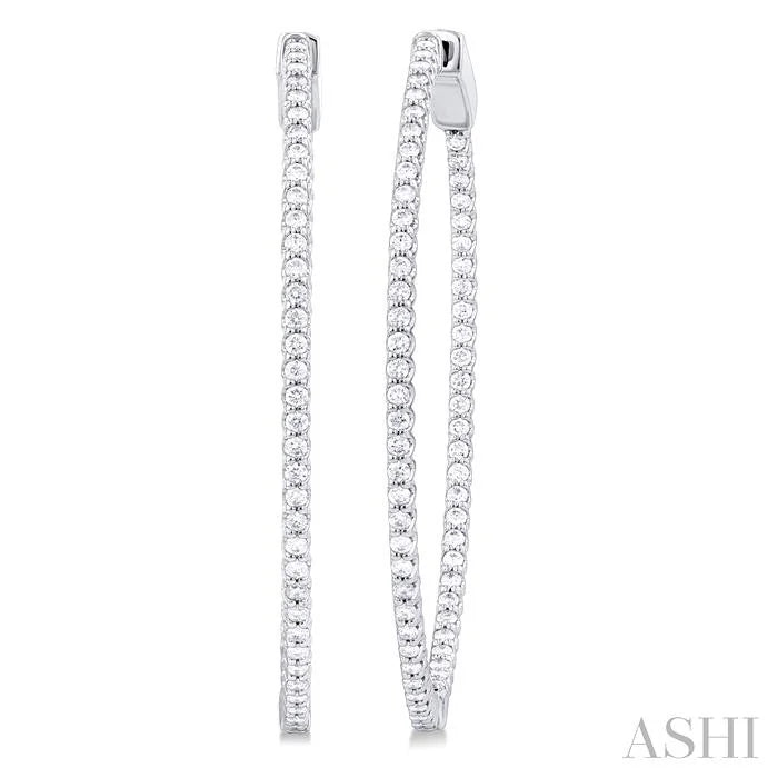 Inside-Out Diamond Hoop Earrings