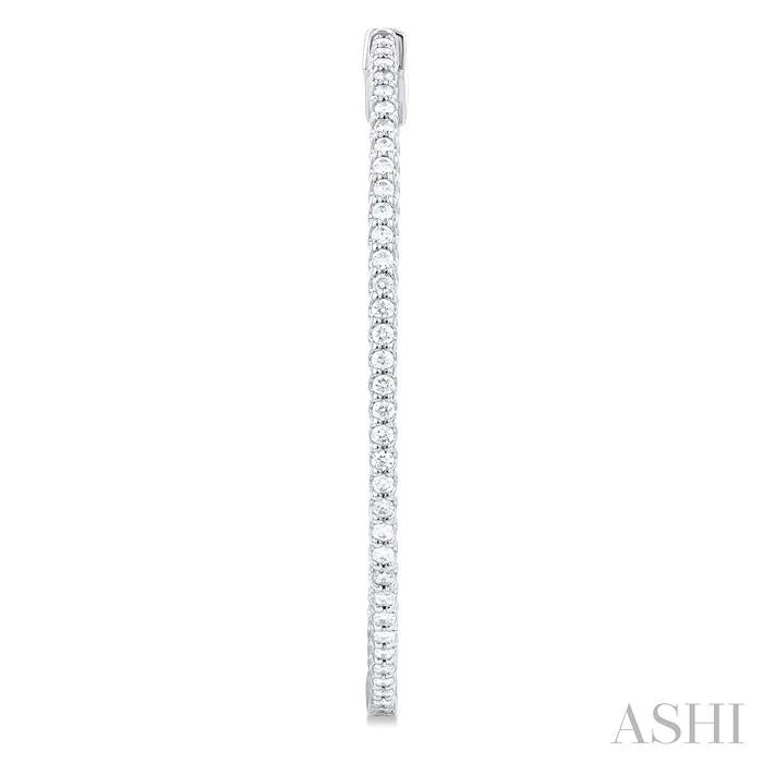 Inside-Out Diamond Hoop Earrings