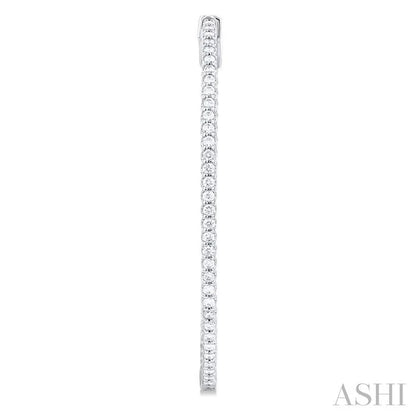 Inside-Out Diamond Hoop Earrings