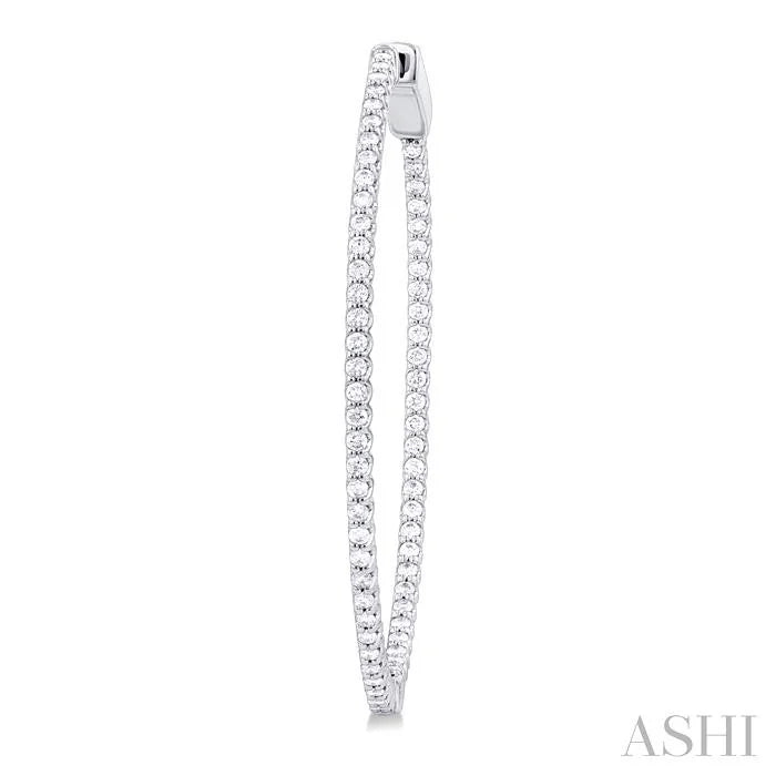 Inside-Out Diamond Hoop Earrings