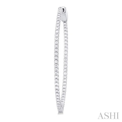 Inside-Out Diamond Hoop Earrings