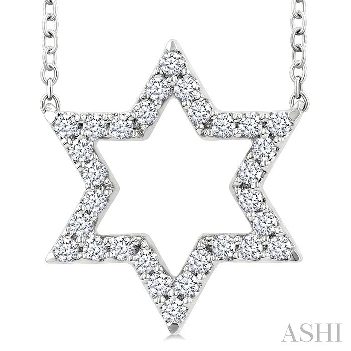 Star Of David Diamond Fashion Pendant