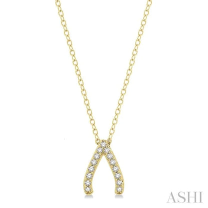 Wishbone Petite Diamond Fashion Pendant