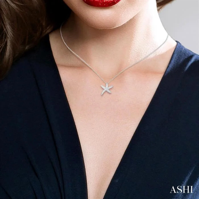 Starfish Petite Diamond Fashion Pendant