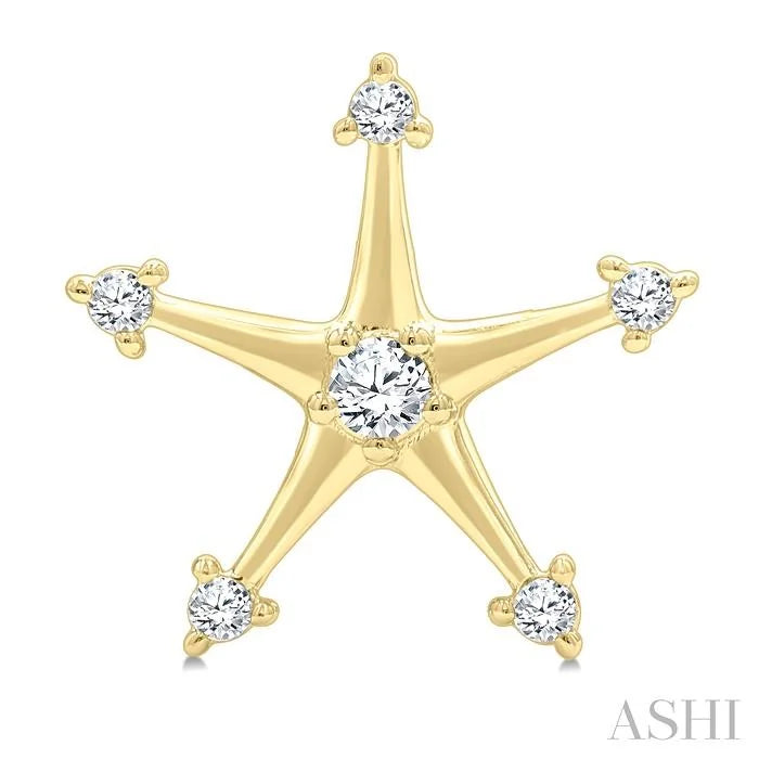 Star Petite Diamond Fashion Earrings