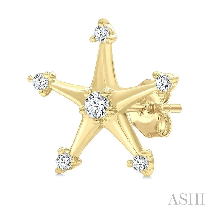 Star Petite Diamond Fashion Earrings