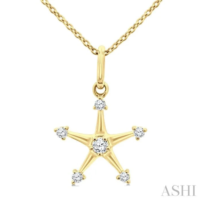 Star Petite Diamond Fashion Pendant