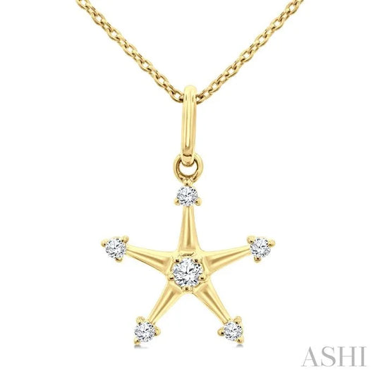 Star Petite Diamond Fashion Pendant