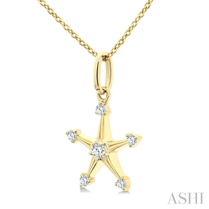 Star Petite Diamond Fashion Pendant
