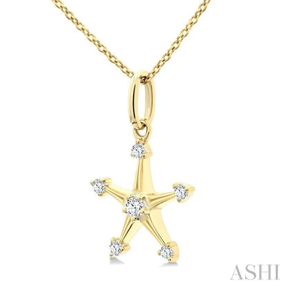 Star Petite Diamond Fashion Pendant