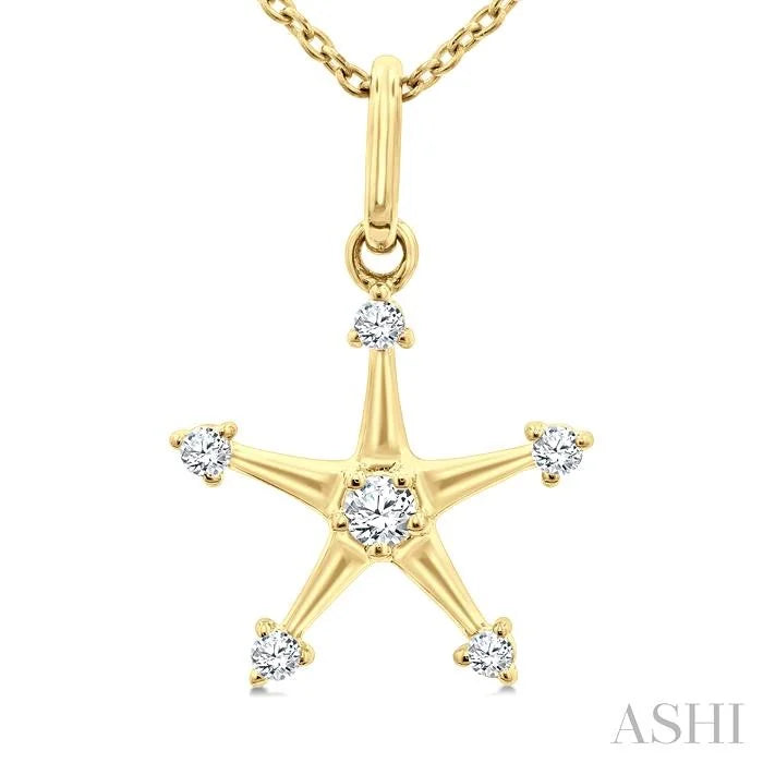 Star Petite Diamond Fashion Pendant