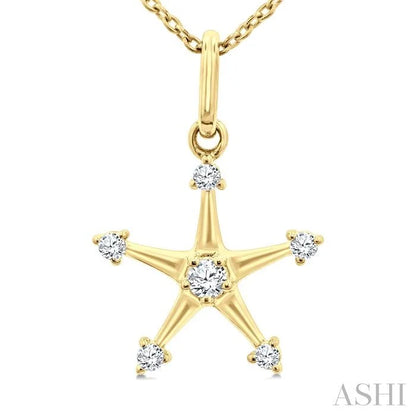 Star Petite Diamond Fashion Pendant
