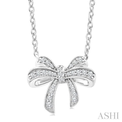 Bow Petite Diamond Fashion Pendant