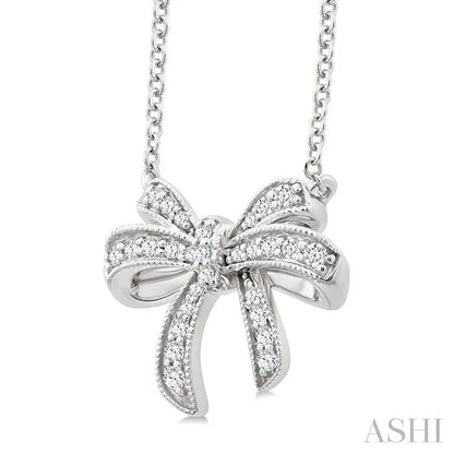 Bow Petite Diamond Fashion Pendant