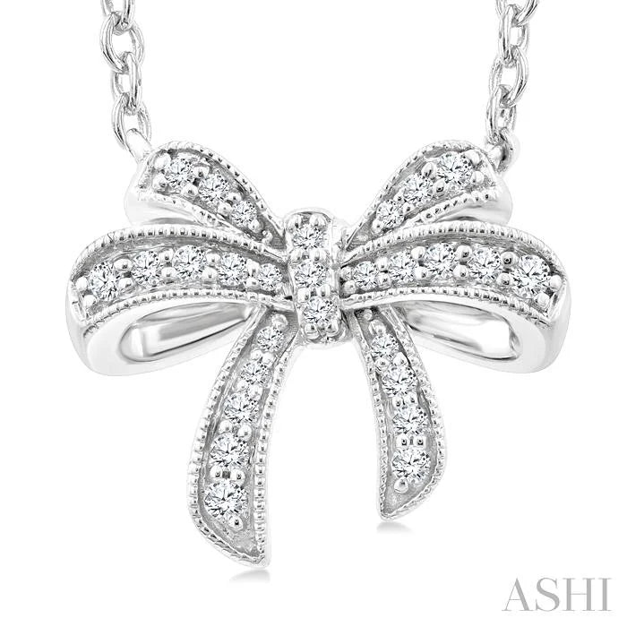 Bow Petite Diamond Fashion Pendant
