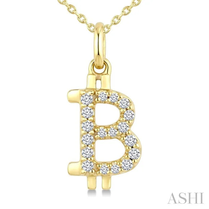 Bitcoin Diamond Fashion Pendant