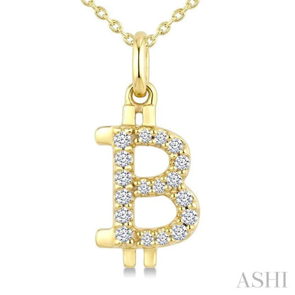 Bitcoin Diamond Fashion Pendant