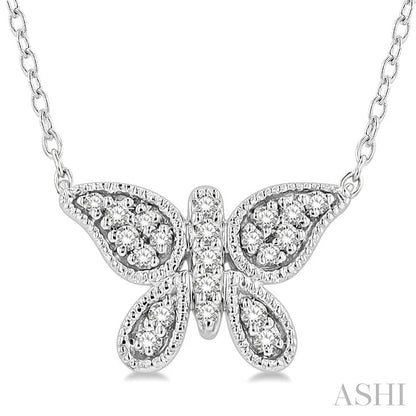 Butterfly Petite Diamond Fashion Pendant