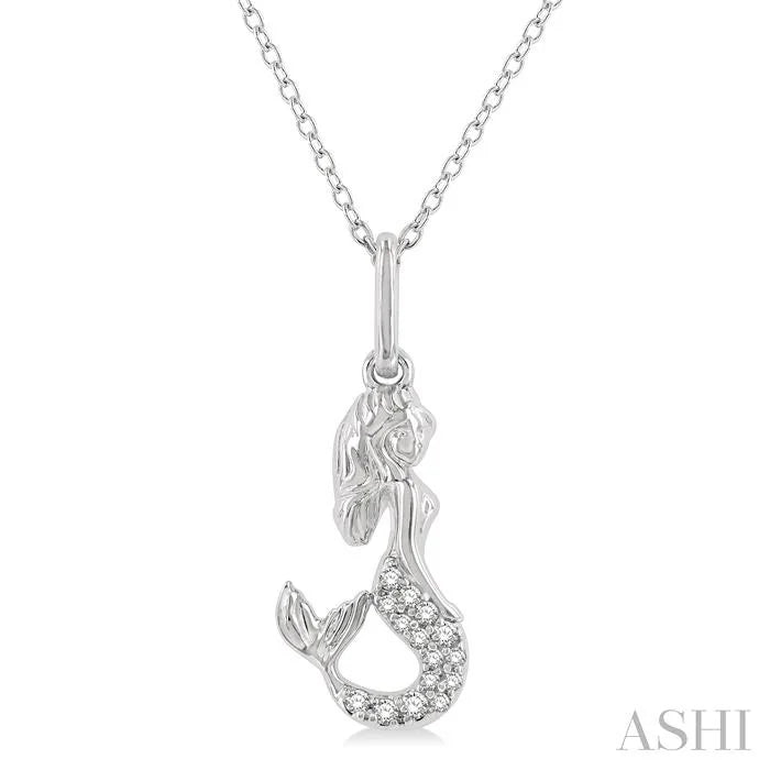 Mermaid Petite Diamond Fashion Pendant