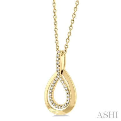 Pear Shape Petite Diamond Fashion Pendant