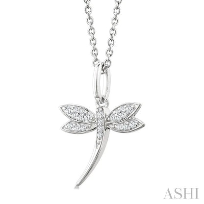 Dragonfly Petite Diamond Fashion Pendant