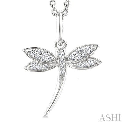 Dragonfly Petite Diamond Fashion Pendant