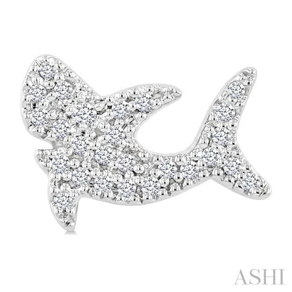 Shark Petite Diamond Fashion Earrings