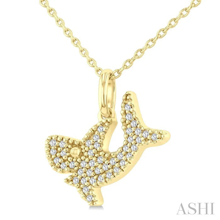 Shark Petite Diamond Fashion Pendant