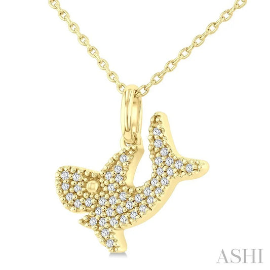 Shark Petite Diamond Fashion Pendant